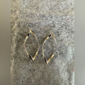 Drop Dangle Earrings. Hippie Boho Fashion. Silver Vintage Statement.